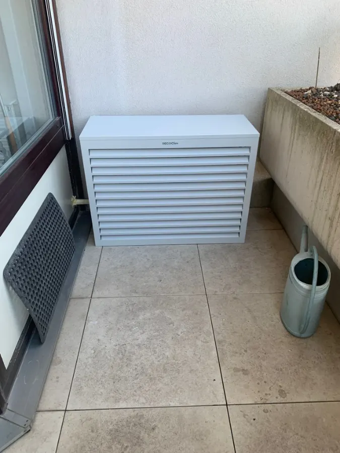 Habillage Decoclim gris clair — Lyon 2 — MaclimRhône